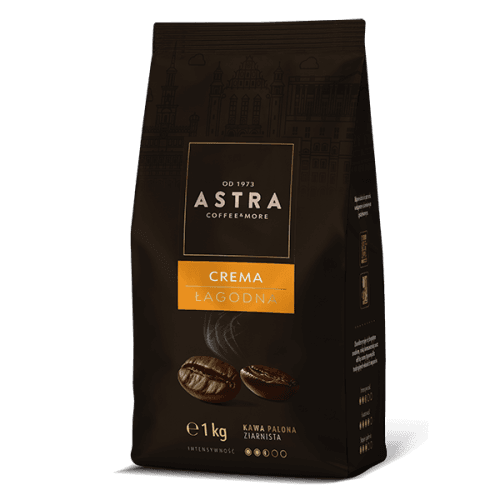 Kawa Astra Łagodna Crema ziarnista 1kg